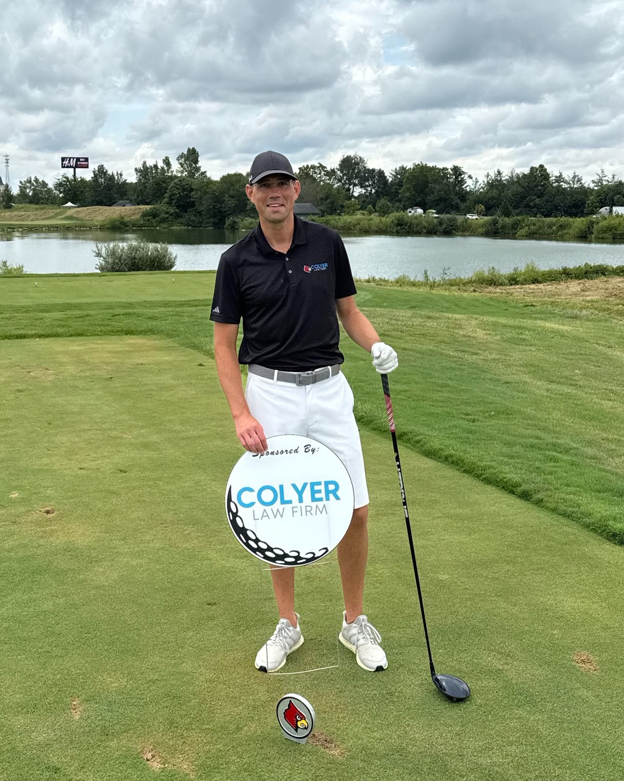 Sponsoring the charity scramble